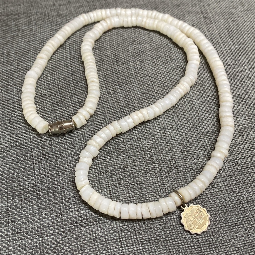 Hawaiian Shell Heishi Necklace